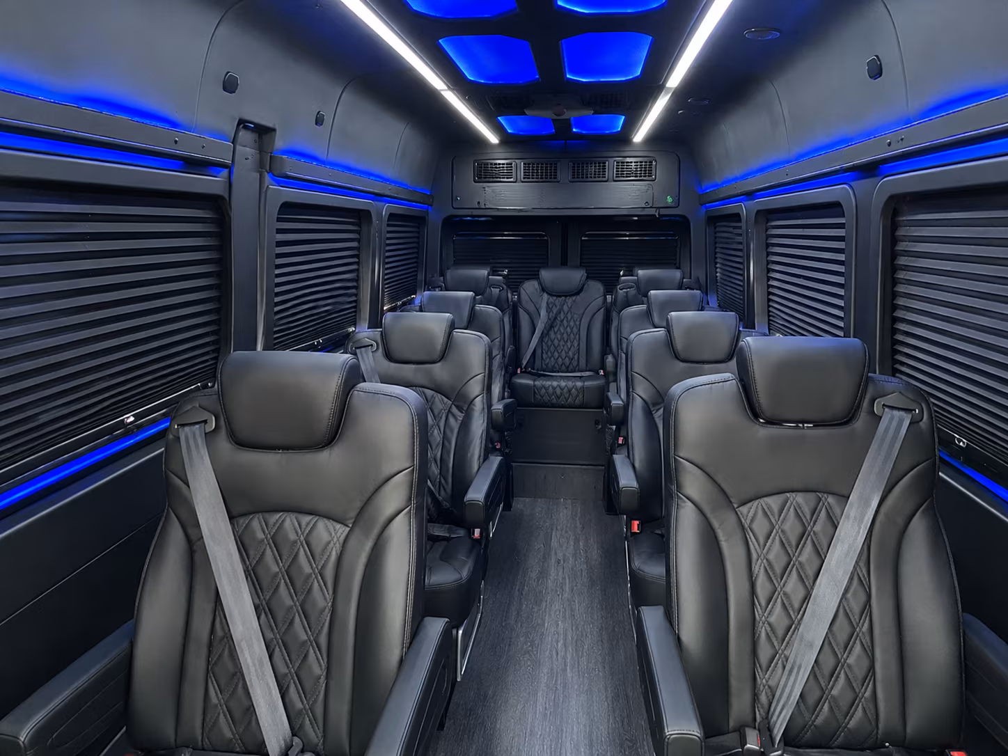 Broken Arrow Airport Shuttle & Transportation party bus exterior