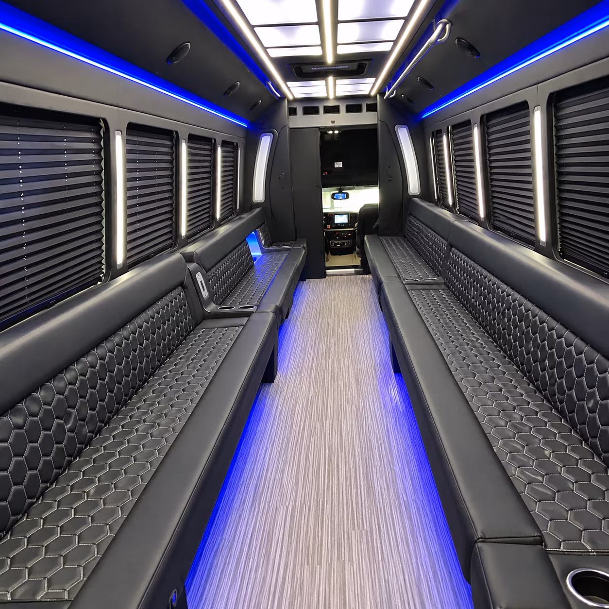 Broken Arrow Bachelor & Bachelorette Transportation party bus exterior