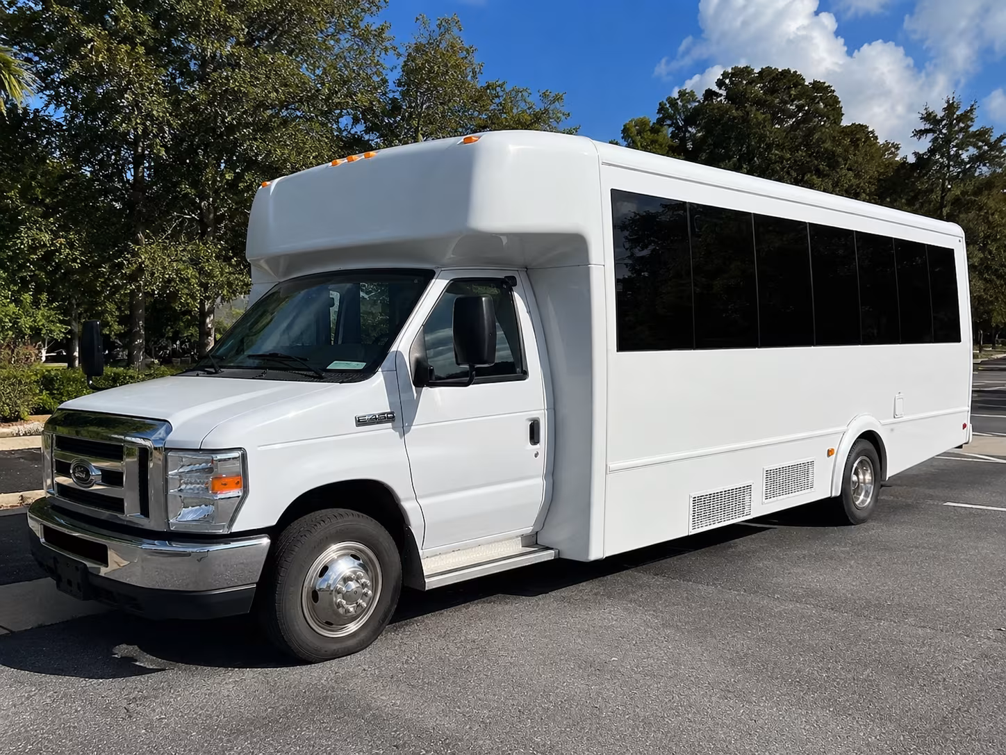 Broken Arrow Bachelor & Bachelorette Transportation party bus exterior