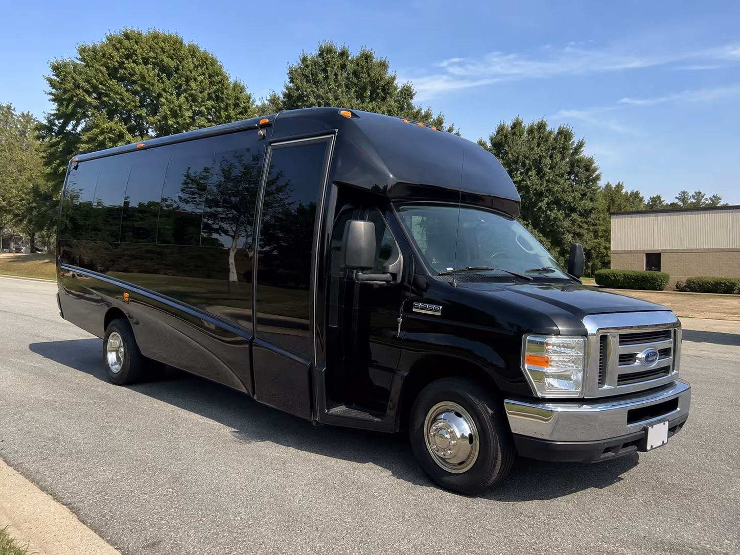 Broken Arrow Corporate Transportation party bus exterior