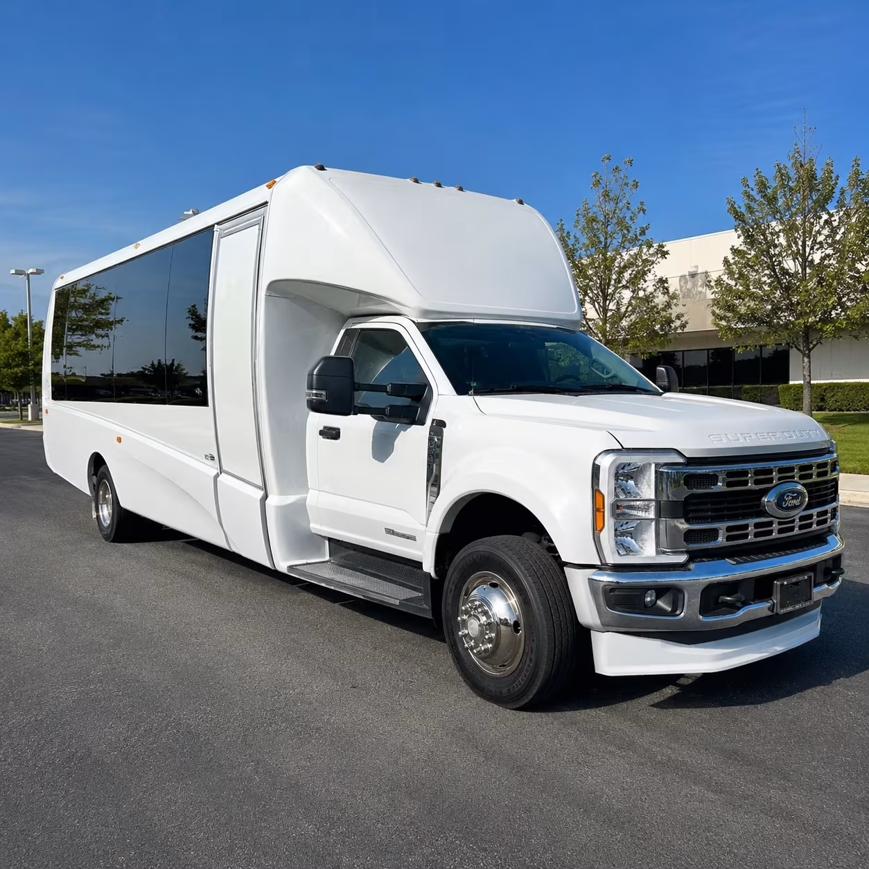 Broken Arrow Corporate Transportation party bus exterior