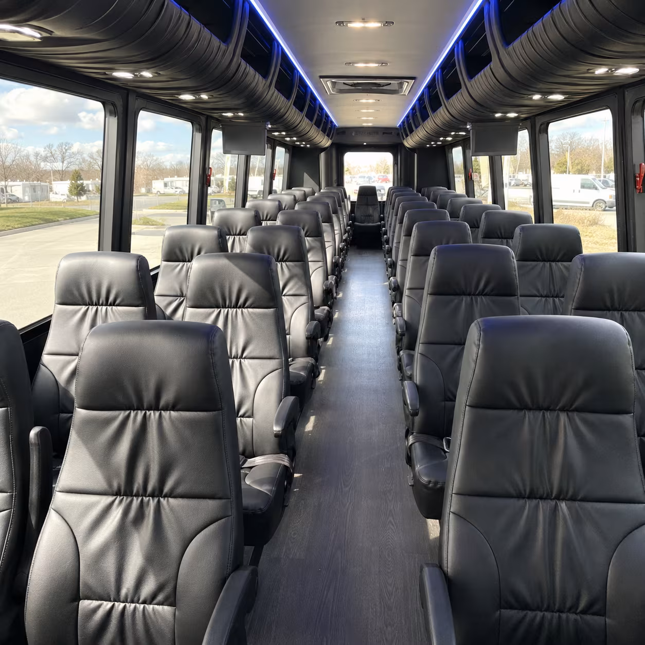 Broken Arrow Corporate Transportation party bus exterior