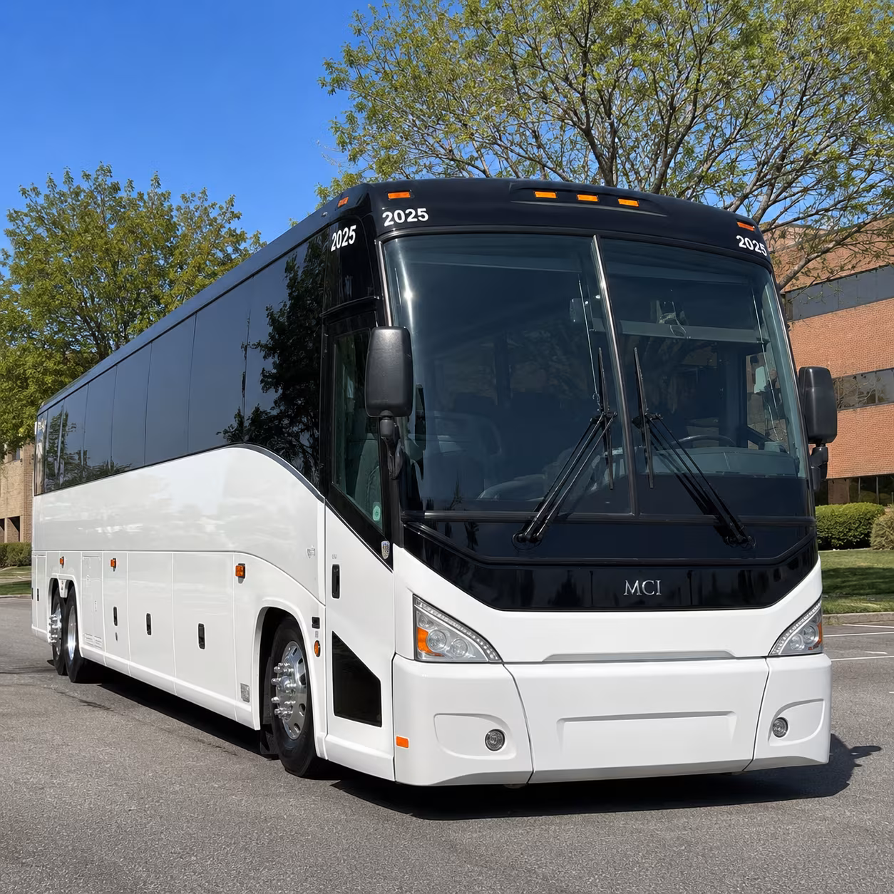 Broken Arrow School Event Transportation party bus exterior