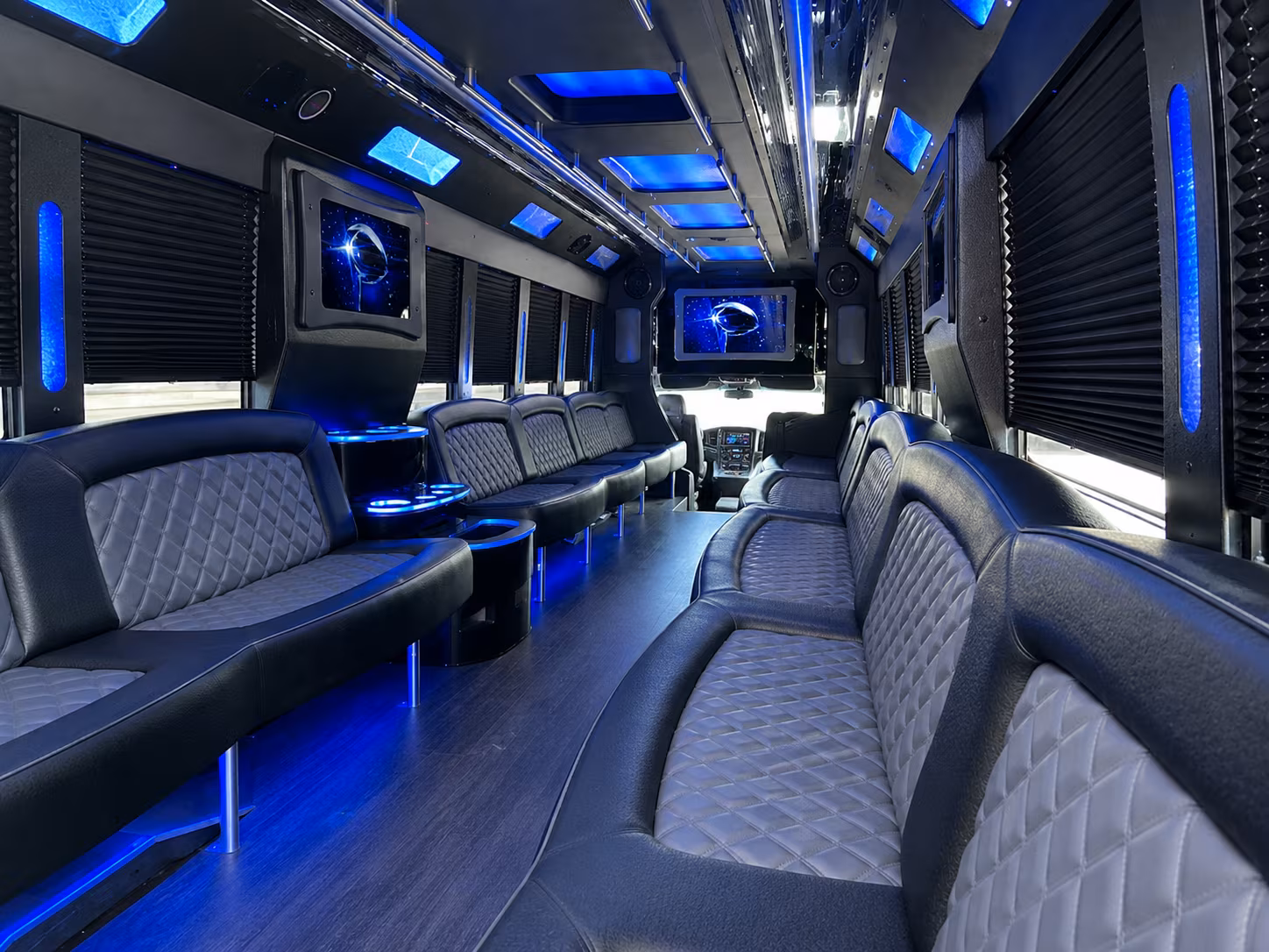 Broken Arrow Sporting Event Transportation onboard seating