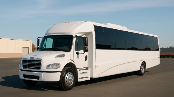 Exterior of Charter Bus Company Fort Smith's 20 Passenger Party Bus in Fort Smith