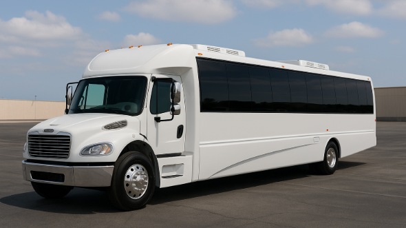 Exterior of Charter Bus Company Tulsa's 30 Passenger Party Bus in Tulsa