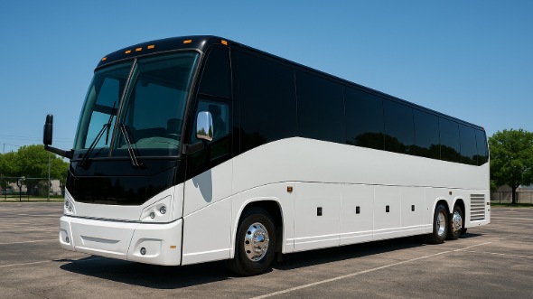 Exterior of Charter Bus Company Fort Smith's 50 Passenger Party Bus in Fort Smith