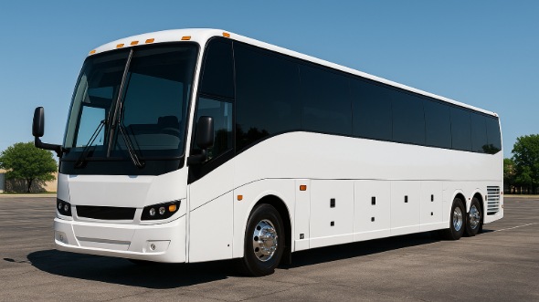 Exterior of Charter Bus Company Midwest City's 50 Passenger Party Bus in Midwest City