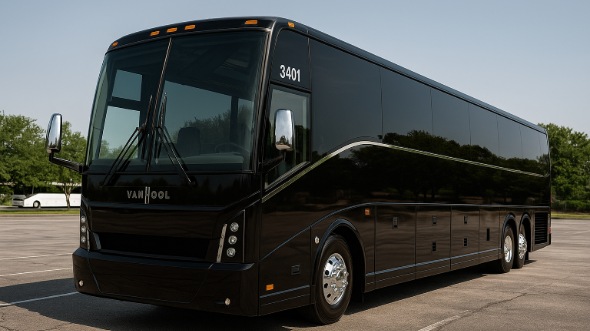 broken arrow employee shuttle charter bus rental